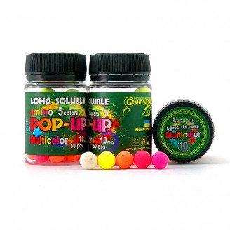 Long Soluble Amino POP-UP Multicolor 5 colors Ø10 мм